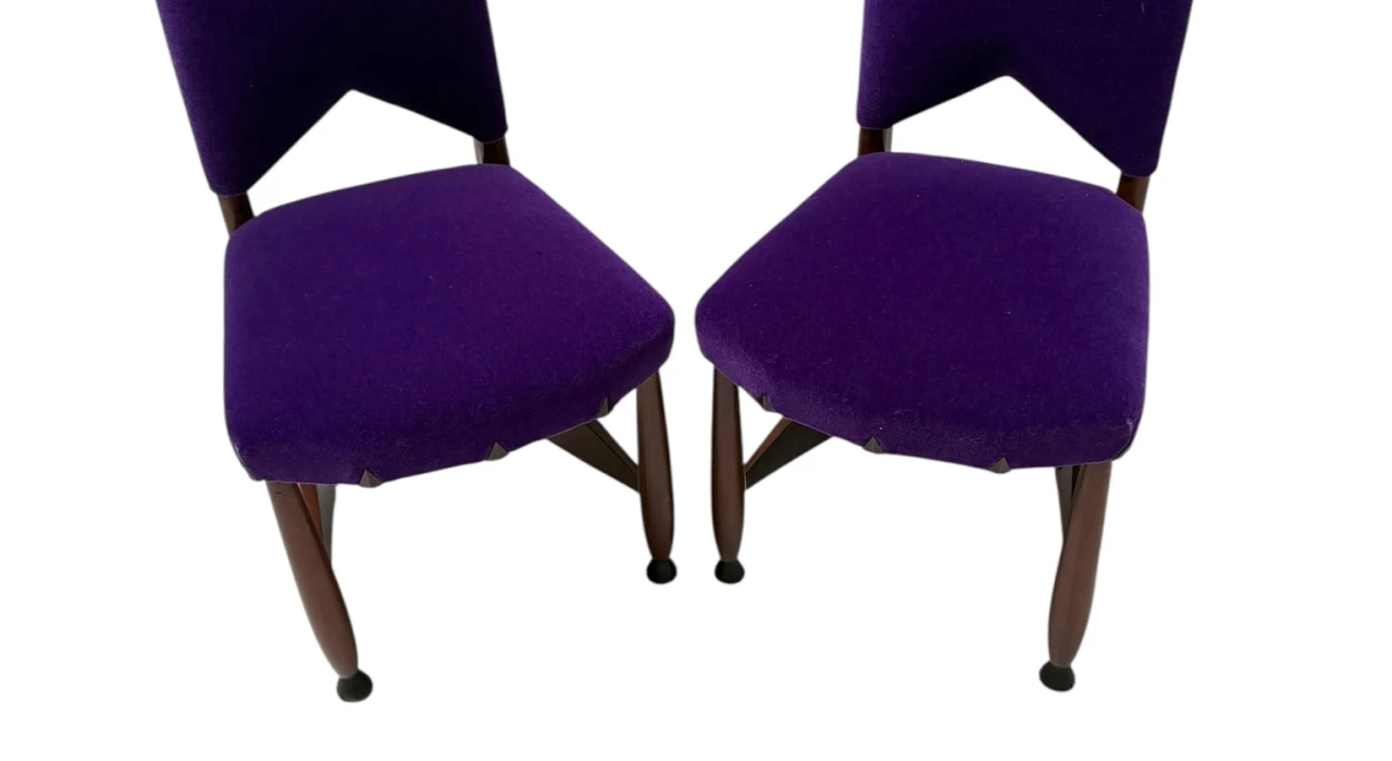 Pair of Amsterdamse School Chairs by Michel De Klerk for 't Woonhuys, 1916